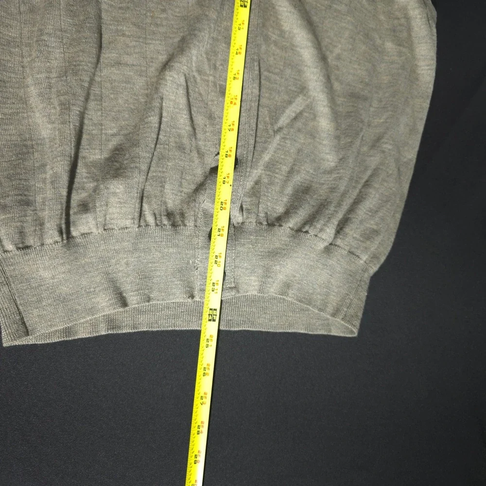 Jos A‎ Bank Mens Vest M Olive Green Wool Button Up Sleeveless Sweater Sportswear
